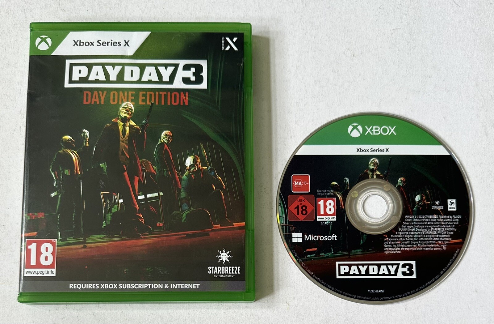 Payday 3 III Microsoft Xbox Series X Boxed PAL