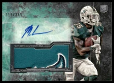 2013 Topps Inception #IAJP-MGI Mike Gillislee Autographed Jumbo Patches #/345