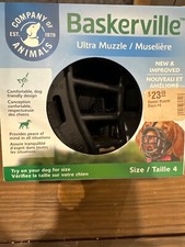 Baskerville Ultra Muzzle Size 4 NEW Treat/drinking Friendly