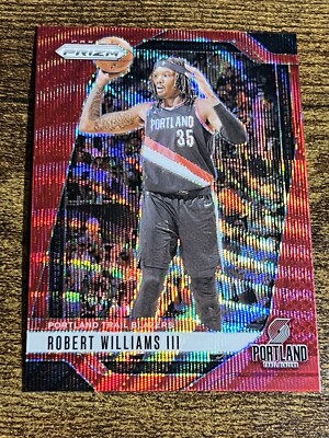 ROBERT WILLIAMS III 2024-25 Panini Prizm Ruby Wave Refractor #126 Blazers