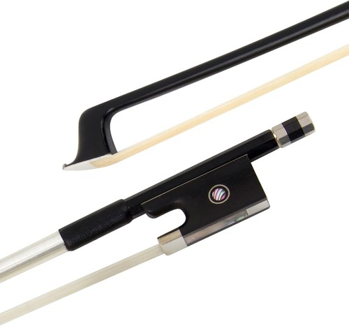 Stunning Carbon Fiber Violin Bow 1/4 Size - Lightweight and Superior Balance - Picture 3 of 11