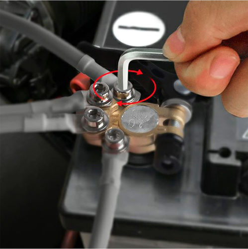 4X Car Marine Battery Terminals Clamp Connector Quick Release Disconnect 4 Way - Picture 14 of 16