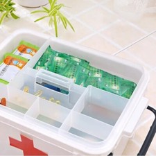 Plastic Multi-layer Domestic Medicine Box Portable Divided Medicine Storage box