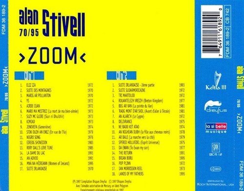 70/95 Zoom de Stivell, Alan | CD NEUF SOUS BLISTER - Picture 2 of 2
