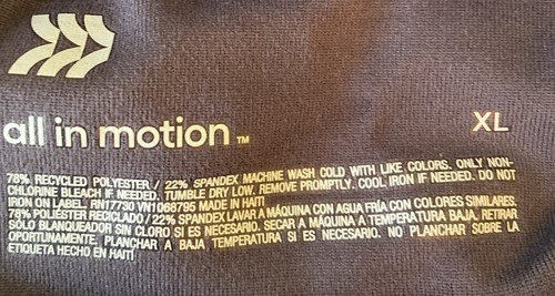 Leggings donna vita alta XLARGE twist caviglia tutto in movimento semplicità grigio nuovo con etichette - Foto 7 di 14