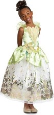 Tiana Deluxe Disney Princess Frog Fairy Tale Fancy Dress Halloween Child Costume