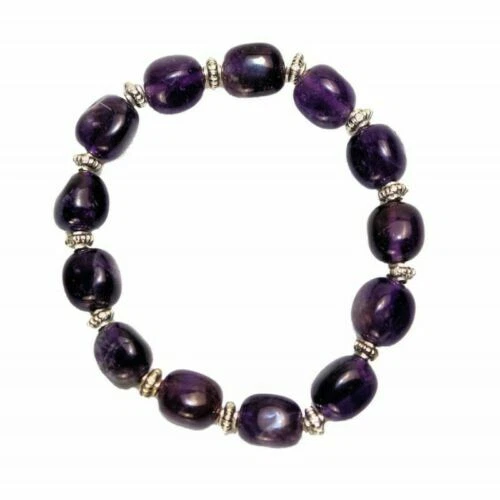 Unbehandelte Edelstein Rosenquarz Echtschmuck-Armbänder-Anhänger