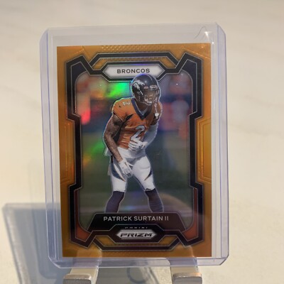 2023 PANINI PRIZM PATRICK SURTAIN II 119/249 ORANGE COLOR MATCH BRONCOS SP