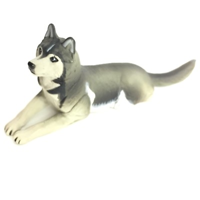 Choco Q Mini Figure Dog Siberian Husky Grey Kaiyodo Japan choco egg