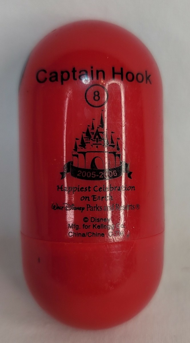 2005/2006 Kellogg's Cereal Disney's CAPTAIN HOOK #8 Beanz