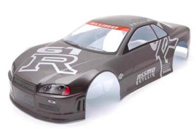 自動車 R34GT-R 1/10 REAL CRAFT BODY SERIES Nissan Skyline R34 GTR 1-10 Body Set [Pandora] PAB-3131