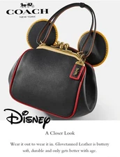 Coach X Mickey Keith Haring Leather Women's Bag