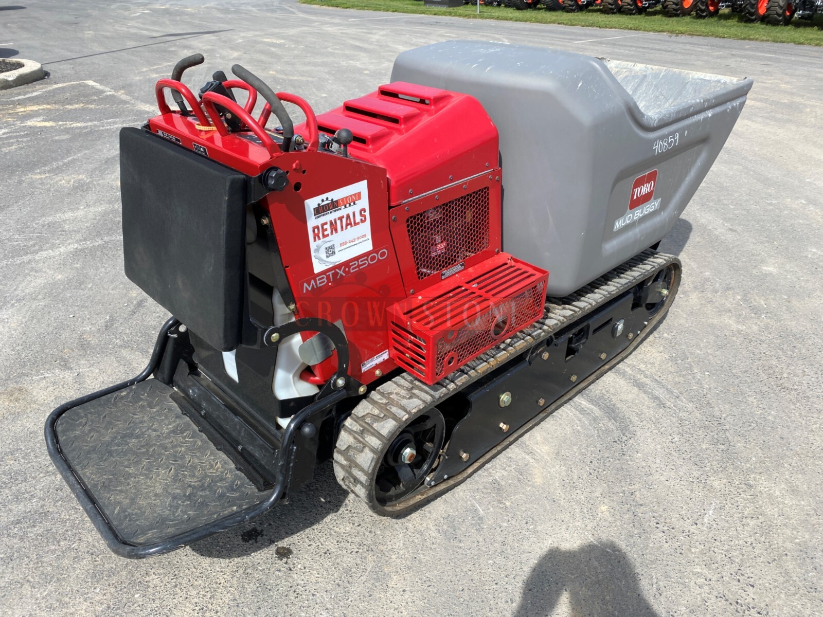 2022 TORO MBTX2500 TRACKED MUD BUGGY, 11 HOURS! STRAIGHT DUMP, 25 HP