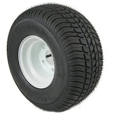 American Tire 215/60-8 Tire & Wheel 5 Hole (C) White 3H310
