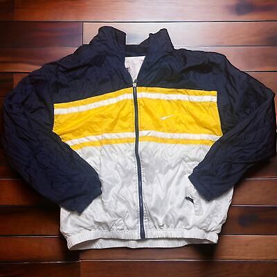 VINTAGE 90s Nike Windbreaker Track Jacket Tricolor Big VINTAGE 90s Nike Windbreaker Track Jacket Tricolor Big