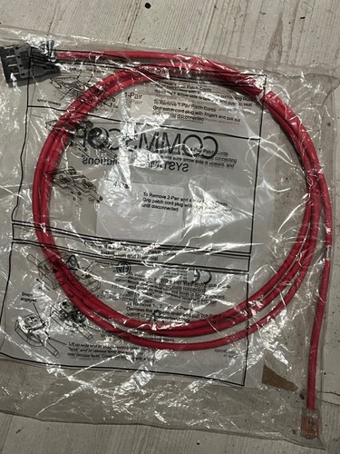 COMMSCOPE SYSTIMAX SOLUTIONS CPC8392-07F009 119P8GS-L-RD-9FT Patch Cord - Picture 2 of 2