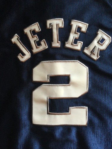 Vintage Nike Team New York Yankees Derek Jeter Sleeveless Jersey Youth Size L - Picture 7 of 7