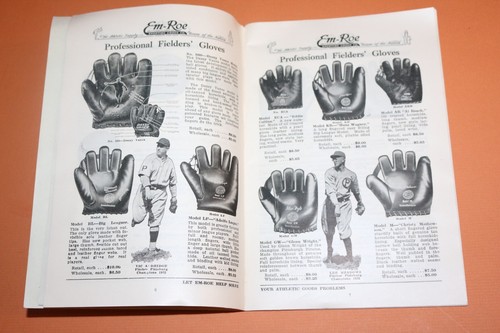 Rare Antique 1926 EM-ROE Baseball Uniform Catalog TY COBB / BABE RUTH - Picture 7 of 14