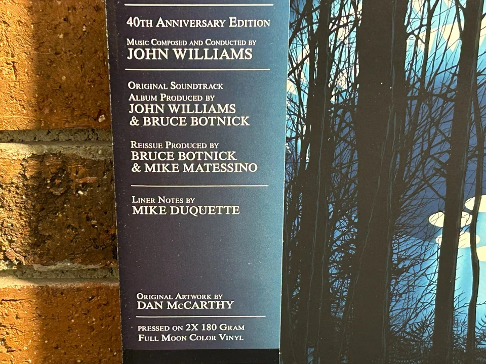 E.T. THE EXTRA TERRESTRIAL - Soundtrack, Ltd 40th Anni 180G 2LP BLUE MOON VINYL - Image 3 of 4