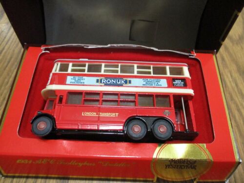 MATCHBOX MODELS OF YESTERYEAR 1931 AEC DIDDLER TROLLEYBUS LONDON Y-10 1987 - Picture 2 of 9