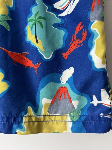 Boden Alter 5-6 Jahre Badeshorts Netzslip & Gummizug Urlaubsdruck - Bild 22 von 24