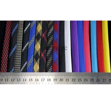 2-10m 10MM Wide TIGHT Braided PET Expandable Sleeve Cable Wire Sheath Mesh Loom