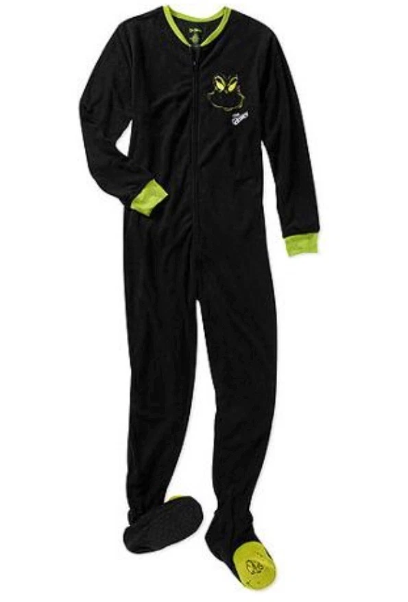 Grinch footie pajamas cheap