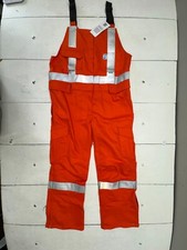 Covergalls Hi Viz Orange Reflective FR Overalls Womens Size Large