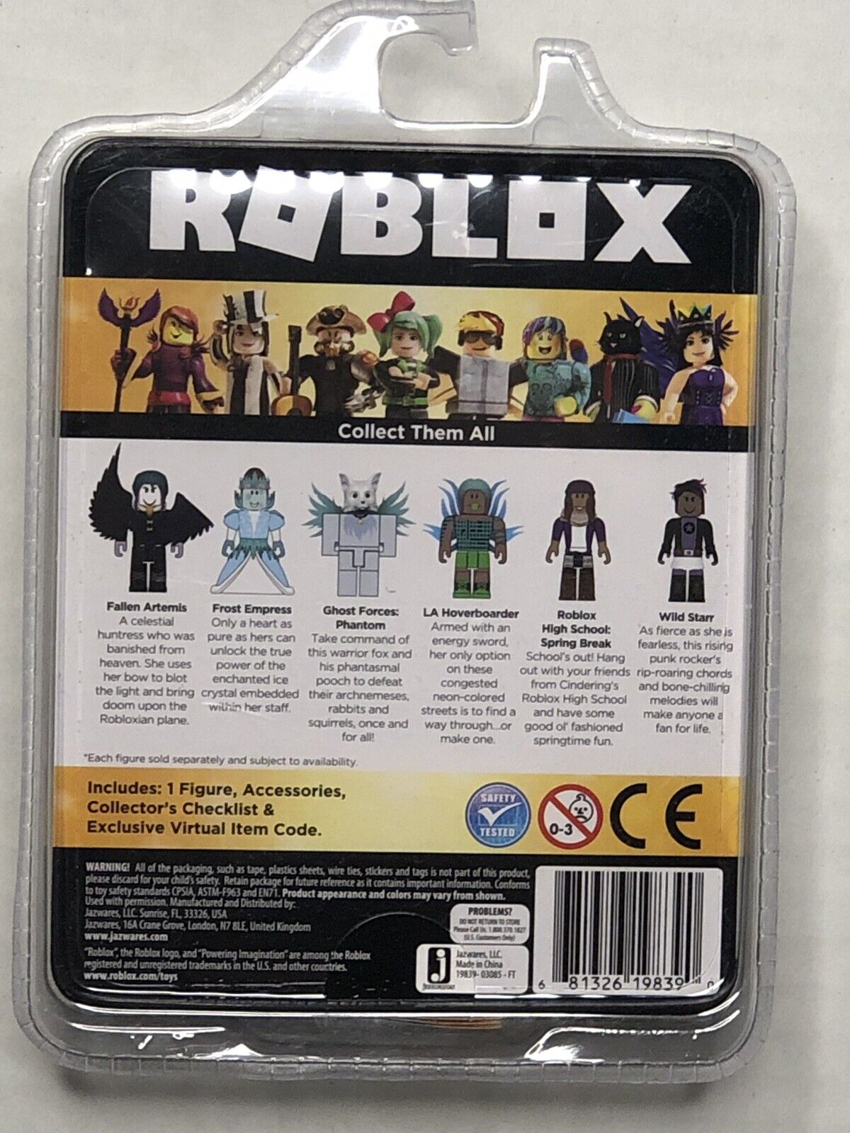 Roblox Phantom Forces Ghost Figure NEW Sealed RARE 3 Toy Mix