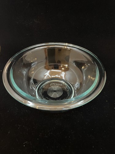 Pyrex verschachtelte Rührschüsseln klar getönt aqua türkis 322 323 2er Set - Bild 4 von 7