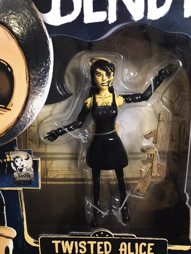 Jakks Pacific Bendy & The Ink Machine 5” Twisted Alice Action Figure - Picture 2 of 3