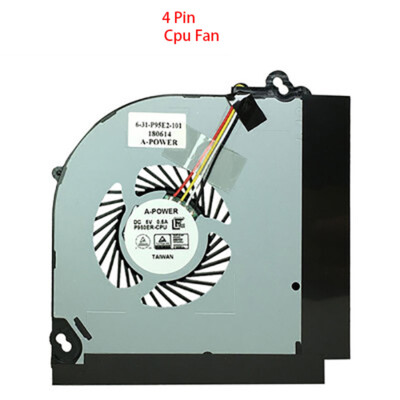 Ventola CPU T-ProTek Per Clevo P950HR – 5V 4 Pin A Cuscinetto