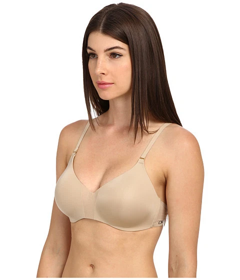 DONNA KARAN SENSUOUS BODY WIRE FREE COMFORT BRA NUDE #456252 SIZE 34 B NEW! $70 - Image 2 of 4