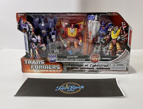 đŸ”¥Challenge at Cybertron Galvatron Rodimus Cyclonus Transformers Universe NEW G1 - Picture 2 of 13