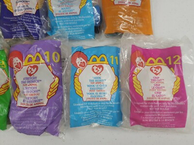 激レア！！！　1999年マクドナルド　ty VTG 1999 Ty Teenie Beanie Babies McDonalds Happy Meal Toys