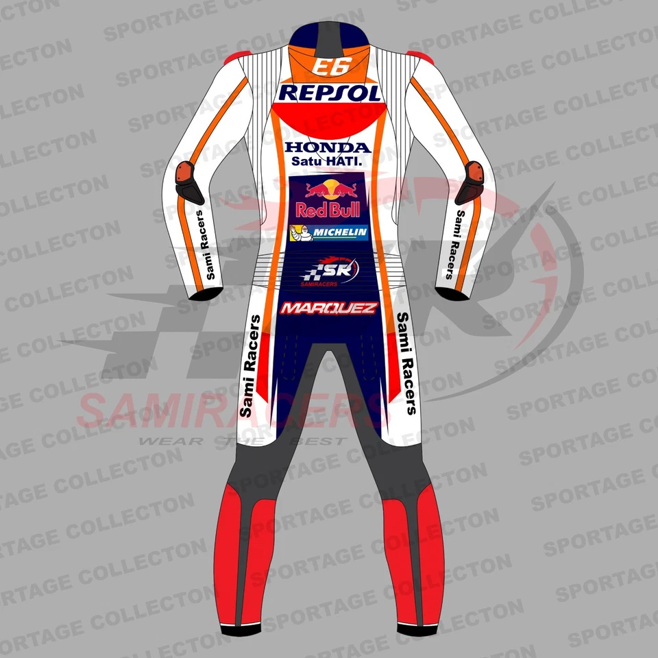 Cowhide Customise Honda Repsol Motorcycle/Motorbike Biker's Leather Racing Suit - Image 2 of 4