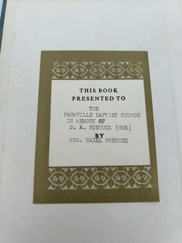 Baptist Hymnal 1956 Seventh Printing Convention Press Nashville Tennessee - Picture 3 of 6