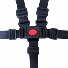 5-Point Kids Safety Harness Adjustable Polyester Safety Belt for High Chair/Stro