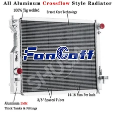 3 Row Aluminum Radiator for 2005-2014 Ford Mustang 3.7L 4.0L V6 4.6L 5.0L V8