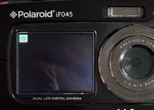 Polaroid iF045 Dual LCD Digital Camera With Storage Card and Case - Picture 16 of 17