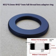 M32 32x0.5mm Female to M42 42x1mm Male M32-M42 Thread All Mount Adapter Ring