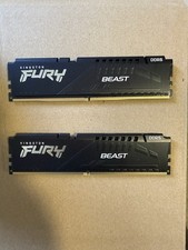 Kingston Fury Beast 16GB 2x8GB 6000MT/s DDR5 CL30 PC MEMORY RAM KF560C30BBEK2-16