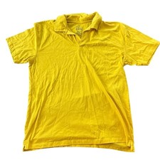 True Classic Mens Yellow Polo Shirt Size XL