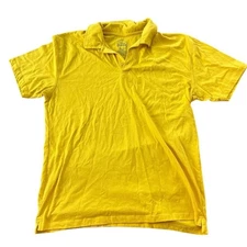 True Classic Mens Yellow Polo Shirt Size XL