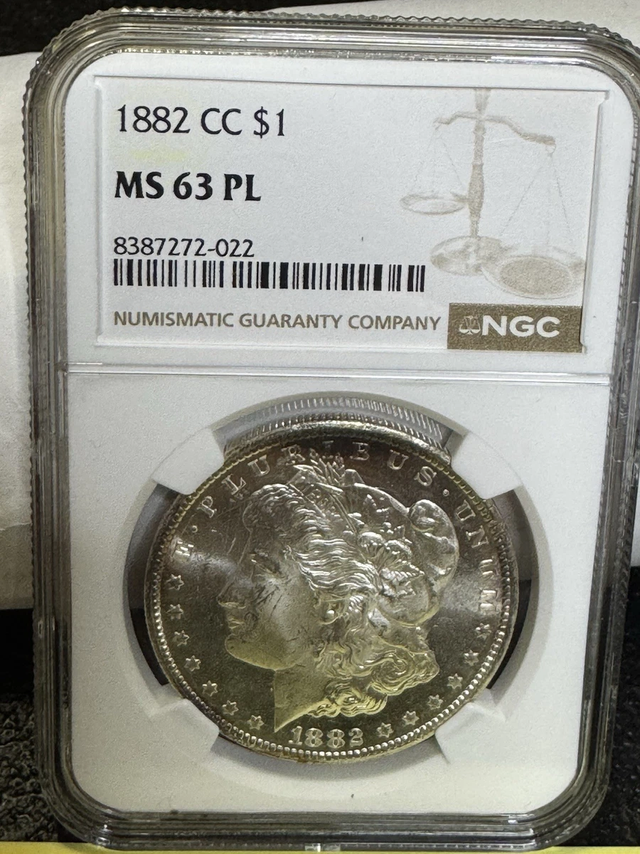 NGC MS63 MORGAN DOLLAR モルガンダラー 1882年 鑑定品 1882-O/S $1 Morgan Dollar NGC MS63 - LCR Coin