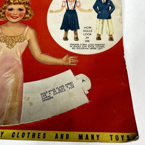 Bambole di carta il libro Walk 1939 Walk a Bit di Emily Sprague Wurl non tagliato vintage - Foto 4 di 15