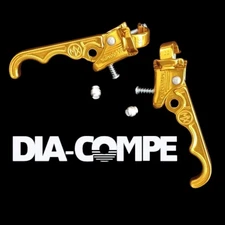 Dia-Compe Tech 2/MX 120 2 Finger Brake Levers (Gold)