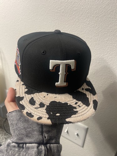New Era Hatclub Cowhide Cattle Pack Texas Rangers 7 1/2