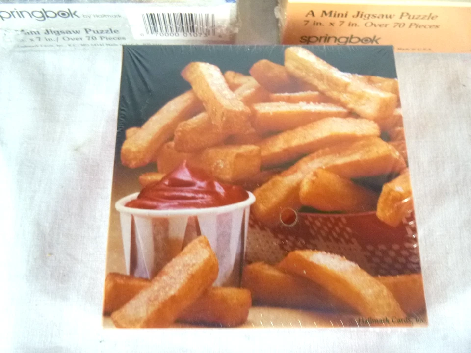 3 SEALED Vtg Springbok Mini Puzzles Smitten Kitten Side Order Ewe Look Marvelous - Image 4 of 4