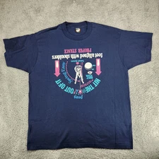 Vintage Screen Stars Best Golf Graphic Single Stitch T-Shirt Mens Size XXL USA